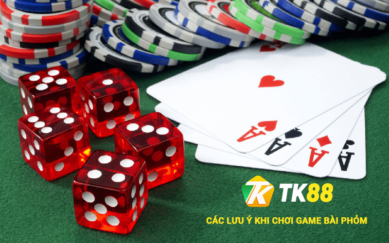 Các lưu ý khi tham gia game bài Phỏm